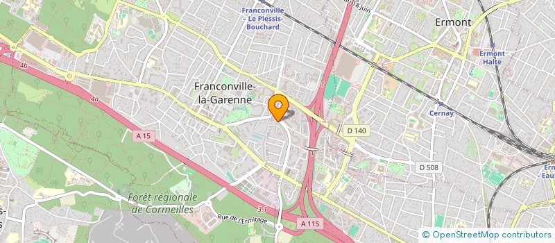 localisation de l'entreprise S.C.I. LES VIGNES DE CLICHY  SANNOIS