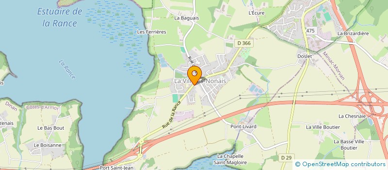 localisation de l'entreprise S.C.I. LES VIKINGS  LA VILLE-ES-NONAIS