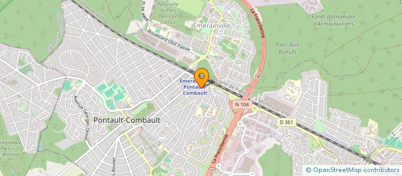 localisation de l'entreprise S.C.I LESSIX à PONTAULT-COMBAULT