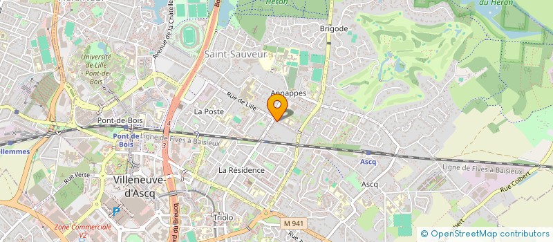 localisation de l'entreprise S.C.I. LEVAN à VILLENEUVE-D'ASCQ