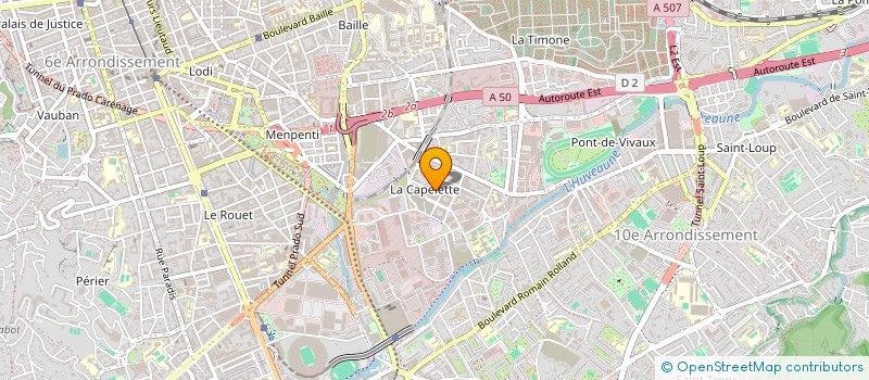 localisation de l'entreprise S.C.I LEVANN à MARSEILLE