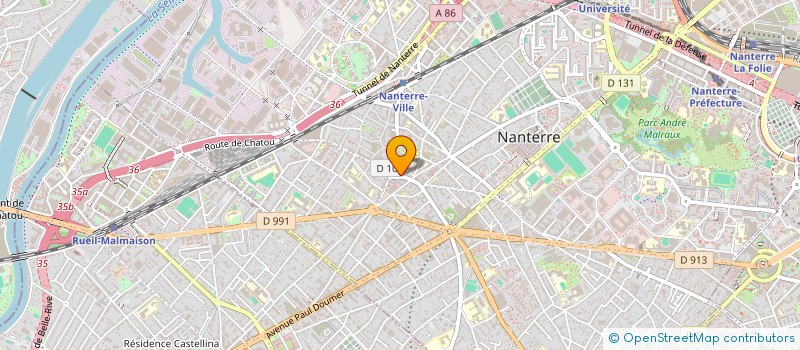 localisation de l'entreprise S.C.I. LEVISE  NANTERRE