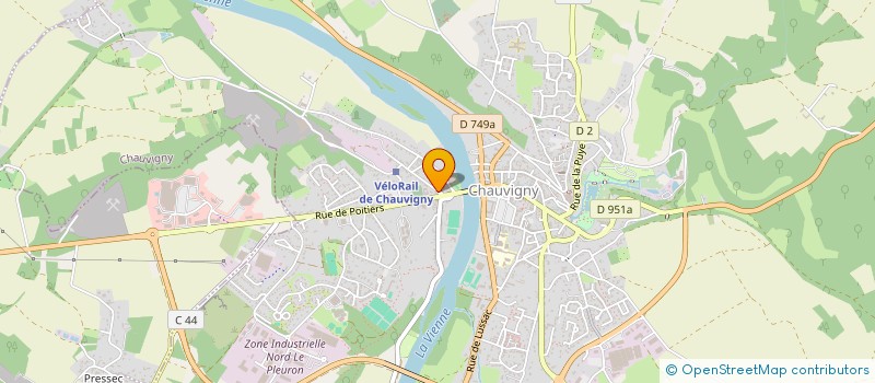 localisation de l'entreprise S.C.I. LEXKA  CHAUVIGNY