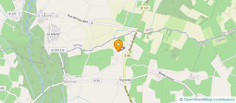 localisation de l'entreprise S.C.I. LG-HOME  VAL-DE-COGNAC