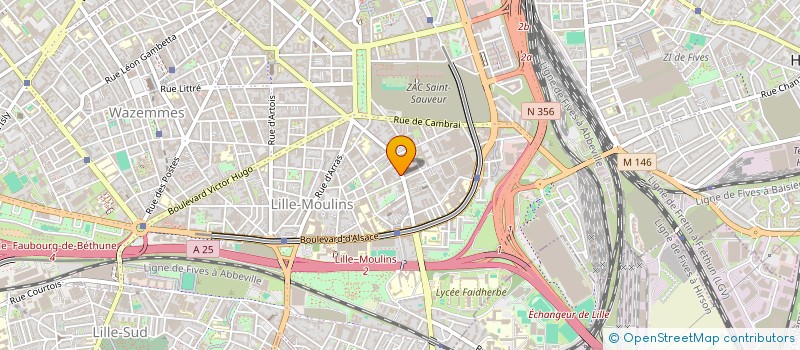 localisation de l'entreprise S.C.I. LILLE 62 à LILLE