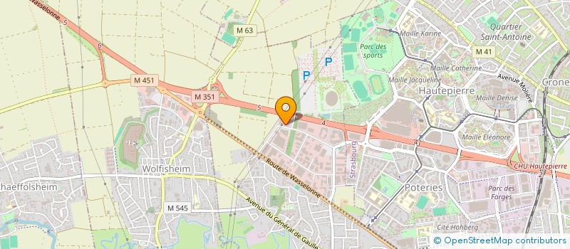 localisation de l'entreprise S.C.I. LILO  ECKBOLSHEIM