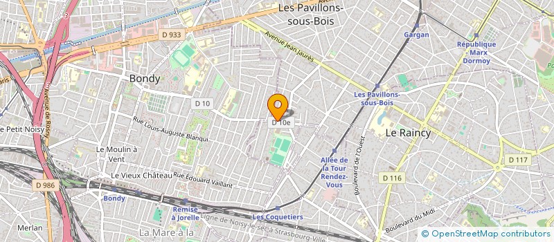 localisation de l'entreprise S.C.I. LILYA NICE à LES PAVILLONS-SOUS-BOIS