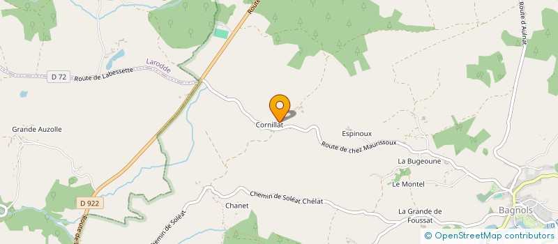 localisation de l'entreprise S.C.I. LOC DECOUVERTE  BAGNOLS