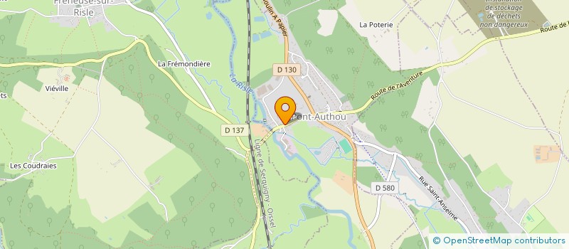 localisation de l'entreprise S C I LOC2V  PONT-AUTHOU