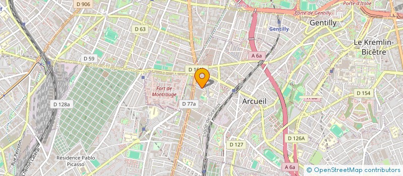 localisation de l'entreprise S.C.I. LOCA 20  ARCUEIL