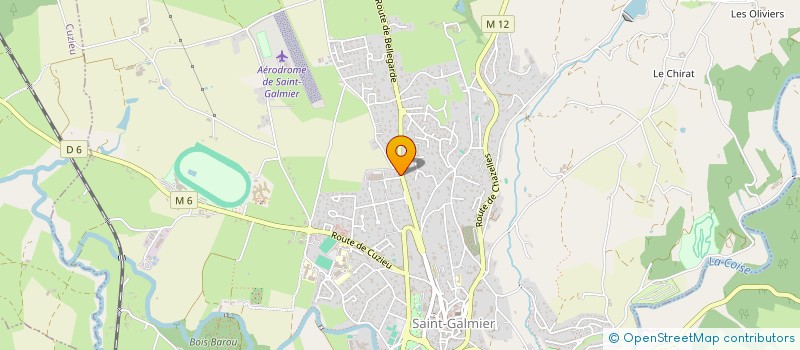 localisation de l'entreprise S.C.I. LOCAFU  SAINT-GALMIER