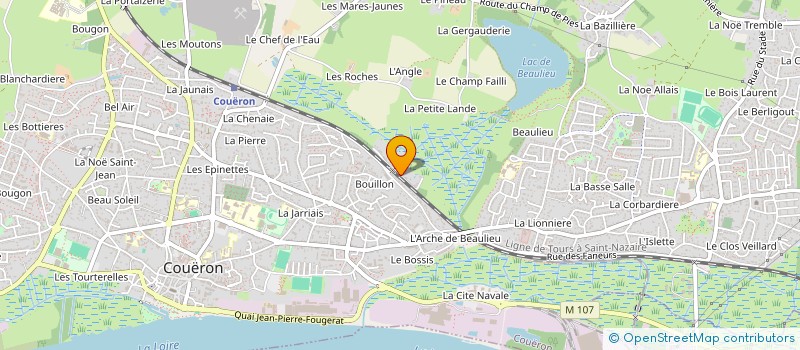 localisation de l'entreprise S.C.I LOIRAT-FMY à COUERON