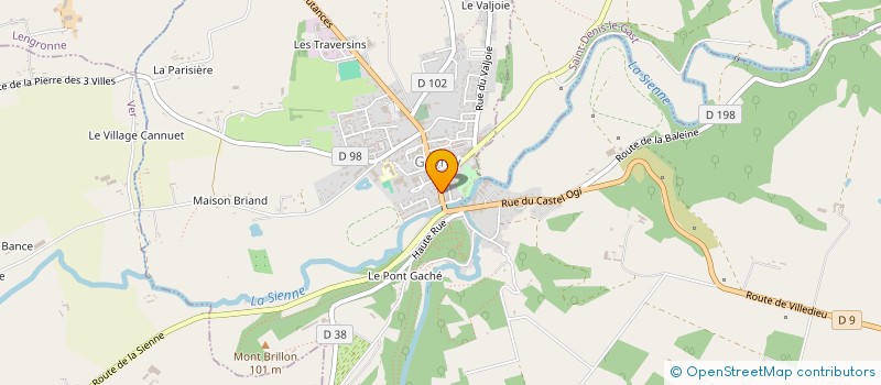 localisation de l'entreprise S.C.I. LOLA  GAVRAY-SUR-SIENNE