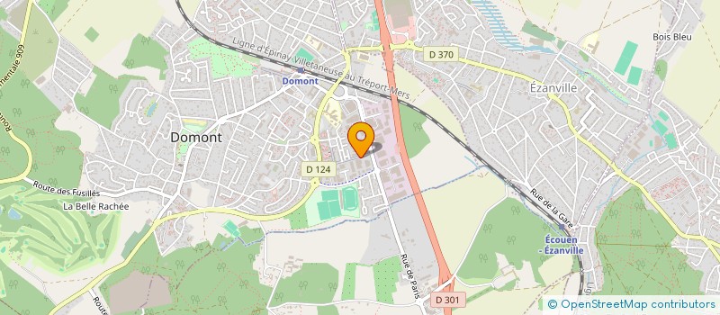 localisation de l'entreprise S.C.I. LOROMANA  DOMONT