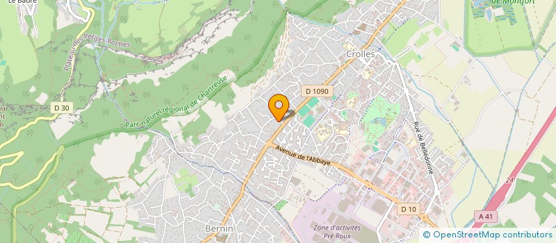 localisation de l'entreprise S.C.I. LOUISE VERTE  CROLLES