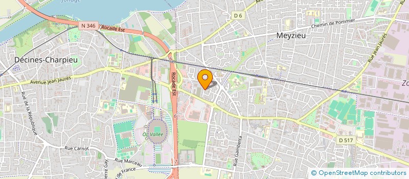 localisation de l'entreprise S.C.I LOUVERT  MEYZIEU