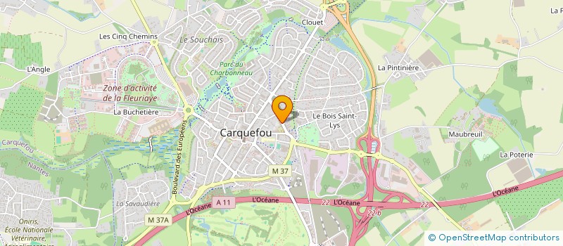 localisation de l'entreprise S.C.I. LPJJC  CARQUEFOU