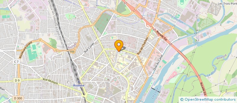 localisation de l'entreprise S.C.I. LUCCH.IMMO  ROANNE