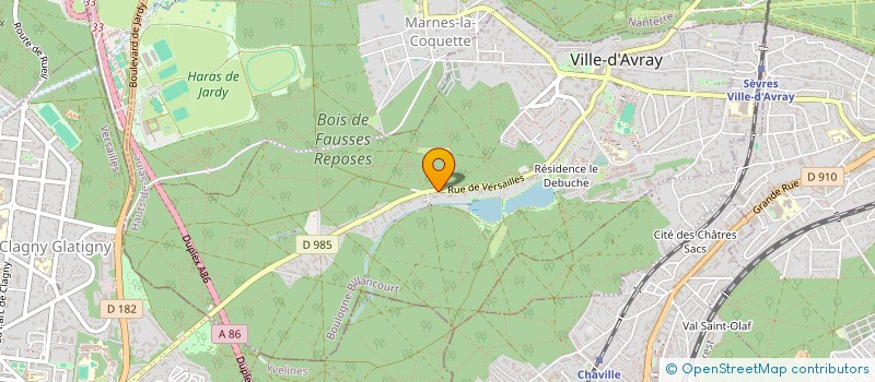 localisation de l'entreprise S.C.I. LUCENT  VILLE-D'AVRAY