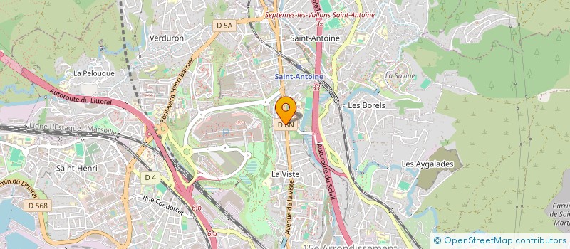localisation de l'entreprise S C I LUMARCIEL à MARSEILLE 15EME