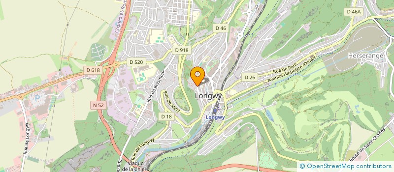 localisation de l'entreprise S.C.I. LYLYANE à LONGWY