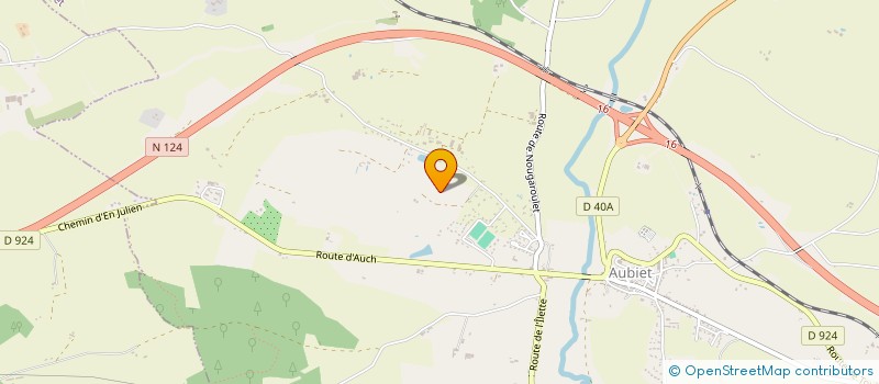 localisation de l'entreprise S.C.I. M.A.J  AUBIET