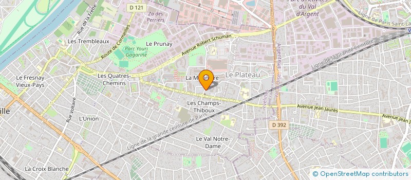 localisation de l'entreprise S.C.I M.A.R.K  SARTROUVILLE