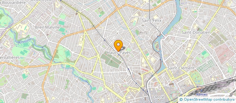 localisation de l'entreprise S.C.I. M B INVEST à NANTES
