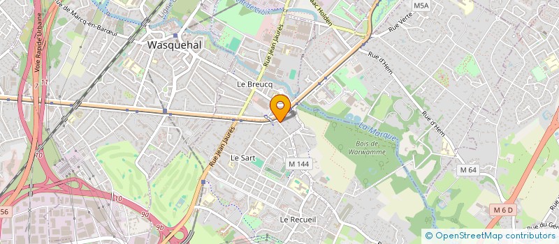 localisation de l'entreprise S.C.I. M.D.M à VILLENEUVE-D'ASCQ