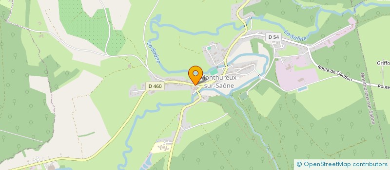 localisation de l'entreprise S.C.I M D P  MONTHUREUX-SUR-SAONE