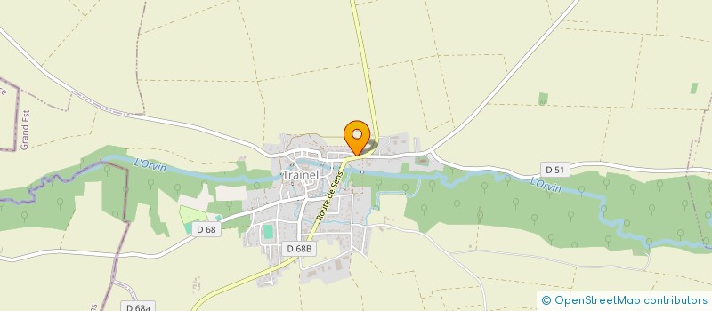 localisation de l'entreprise S.C.I M.J.L  TRAINEL