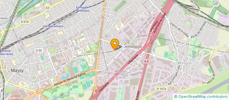 localisation de l'entreprise S.C.I. M.N.C.E. à ANTONY