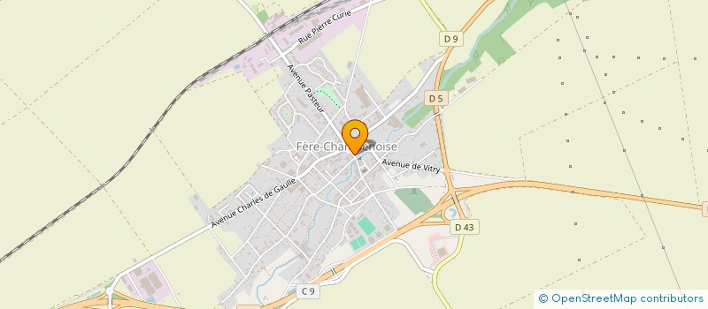 localisation de l'entreprise S.C.I. M.R.O.  FERE-CHAMPENOISE