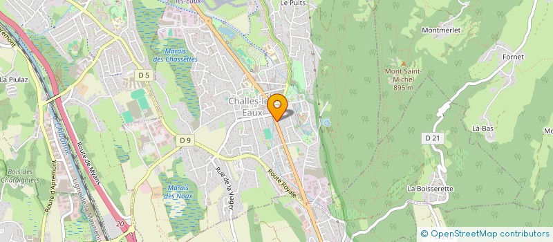 localisation de l'entreprise S.C.I. M.S.  LYON