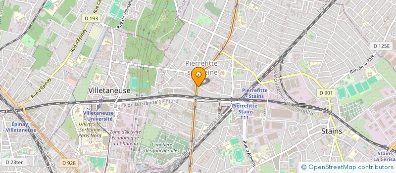 localisation de l'entreprise S C I M.S à PIERREFITTE-SUR-SEINE