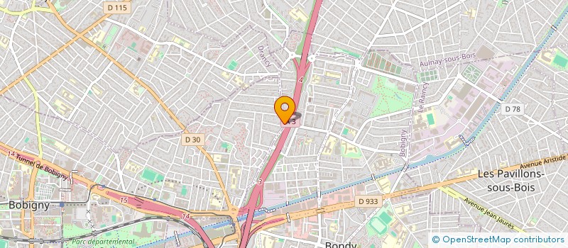 localisation de l'entreprise S.C.I  M.T.K  BOBIGNY