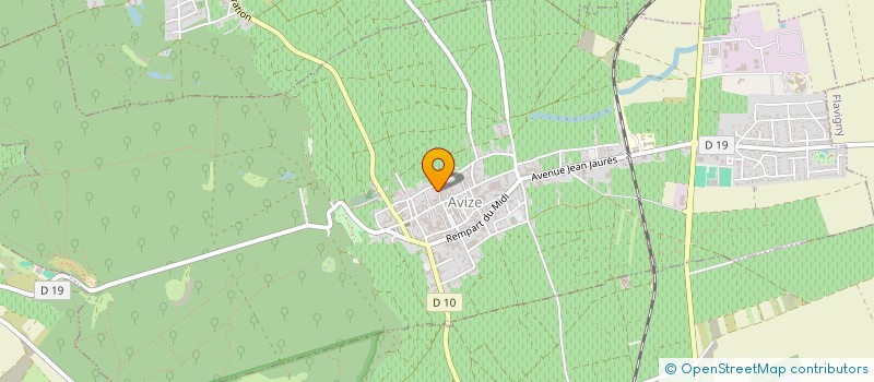 localisation de l'entreprise S.C.I. M.Y.C.  AVIZE