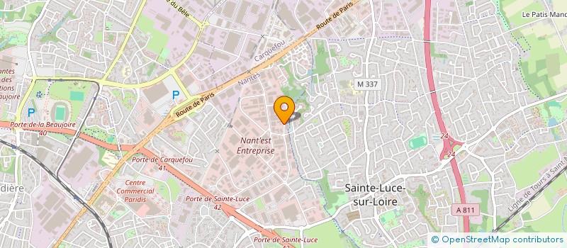 localisation de l'entreprise S.C.I. M2A  NANTES
