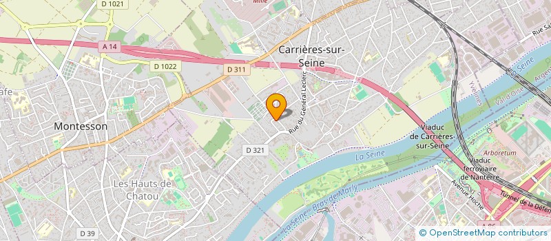 localisation de l'entreprise S.C.I M2S 2017  CARRIERES-SUR-SEINE