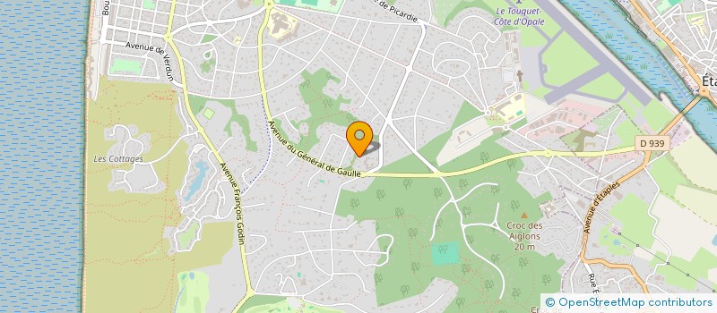 localisation de l'entreprise S.C.I. MA JOLYPIE à LE TOUQUET-PARIS-PLAGE