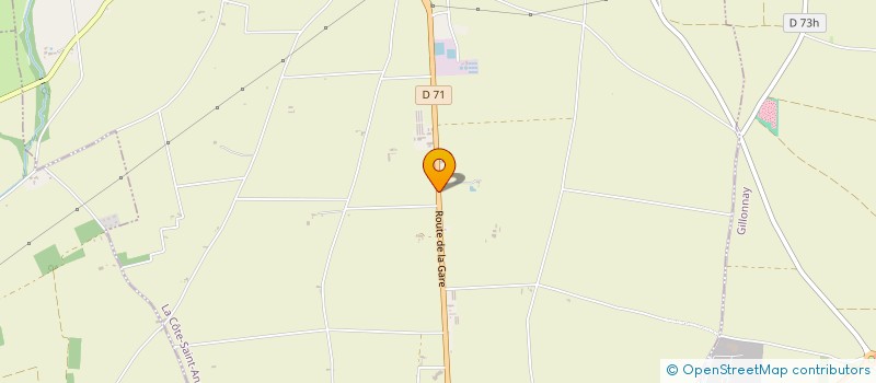 localisation de l'entreprise S.C.I. MAB  LA COTE-SAINT-ANDRE