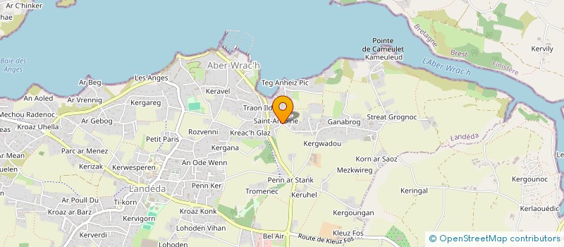 localisation de l'entreprise S.C.I. MABER  LANDEDA