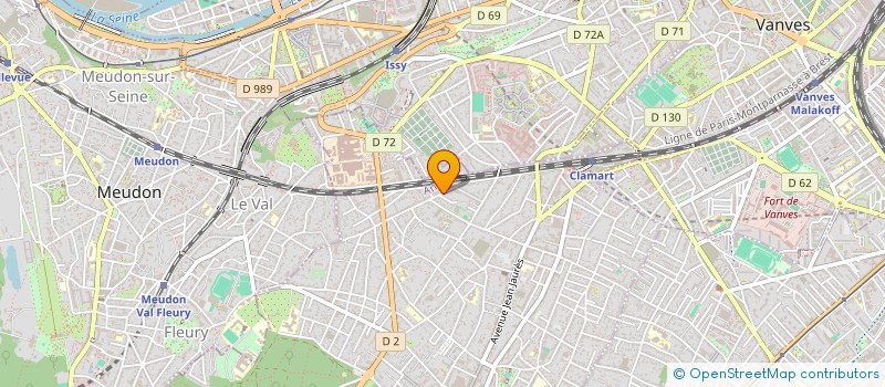 localisation de l'entreprise S.C.I. MACIA MEUDON  CLAMART