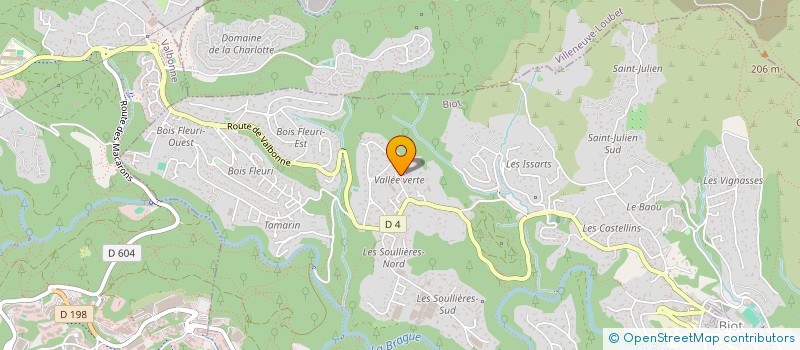 localisation de l'entreprise S.C.I. MACO  BIOT