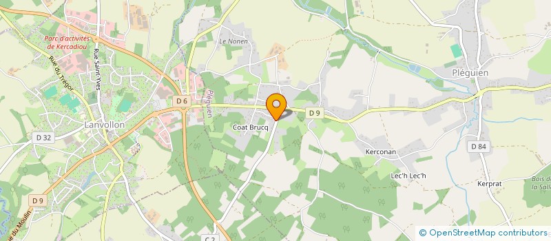 localisation de l'entreprise S.C.I MADEXI  PLEGUIEN