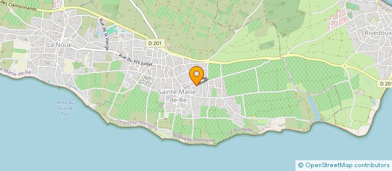 localisation de l'entreprise S.C.I. MADHELIOS  SAINTE-MARIE-DE-RE