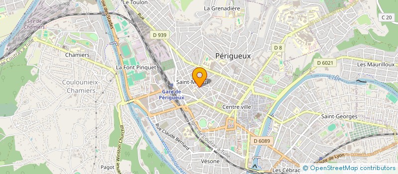 localisation de l'entreprise S.C.I. MADO RANGIROA à PERIGUEUX