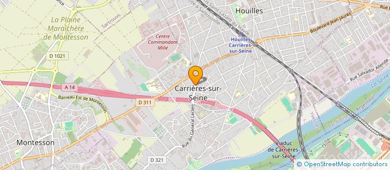 localisation de l'entreprise S.C.I. MAG à CARRIERES-SUR-SEINE