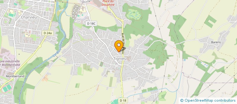 localisation de l'entreprise S.C.I. MAG & CO  TIGNIEU-JAMEYZIEU