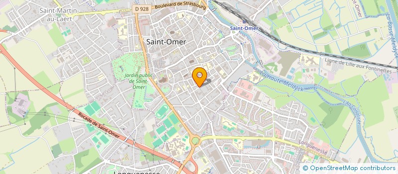 localisation de l'entreprise S.C.I. MAGINOT  BLENDECQUES